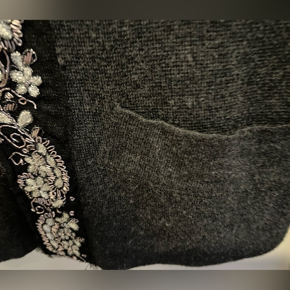 Talbots dark grey cardigan size S - Picture 5 of 7